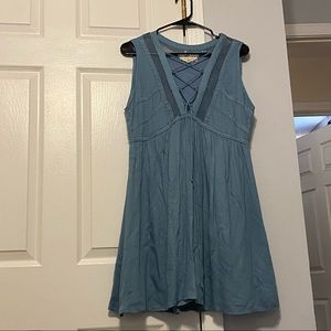 Blush Noir - Blue Laced Dress Size: L